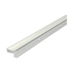 Profilé finition grand recouvrement longueur 4 m blanc