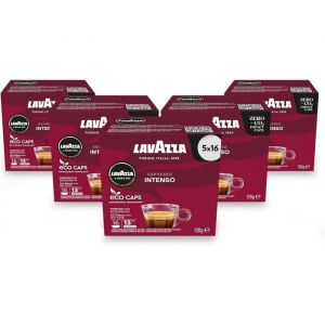 Capsules de Café - Lavazza - A Modo Mio Intensamente - Lot de 5 - 80 Pièces