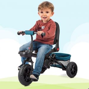 Tricycle 6 en 1 Tricycle pour Enfants Tricycle Évolutif Siège Pivotant à 360° 10 Mois à 5 Ans Jusquà 25 kg Vélo pour Enfant