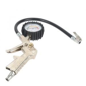 Compresseur Manom&egrave;tre Gonfleur De Pression Air Pour Pneu Voiture Auto Moto