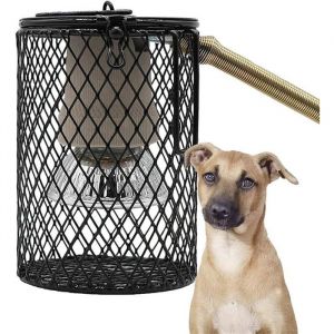 Lampe chauffante chien extérieur suspendue 25W minuterie crochet CHAUFFAGE