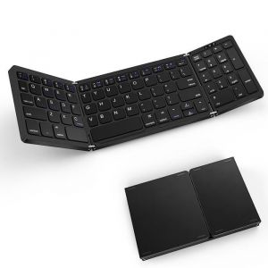 Clavier pliable 81 touchesClavier Bluetooth pliable avec clé numériqueClavier sans fil rechargeable de type C