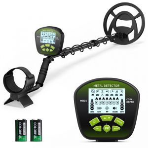 D&eacute;tecteur de m&eacute;tauxD&eacute;tecteur de m&eacute;taux avec Bobine de Recherche &eacute;tanche l&eacute;ger pour Adultes et EnfantsTous Les Modes m&eacute;tal/Disc/PP