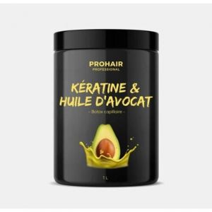 Botox Capillaire - Prohair - Keratine & Huile dAvocat - 1L - Tous types de cheveux - Mixte