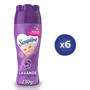 Adoucissant - Soupline - Perles Lavande - 230gr - Pack de 6