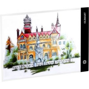 OLSMART Tablette Lumineuse A3Table Lumineuse DessinLED pad pour Diamond PaintingTablette GraphiqueDimmable Tracing Pad USB pou