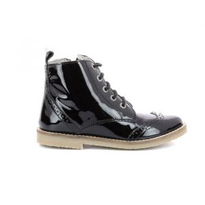 KICKERS Bottillons Tyrol Noir vernis