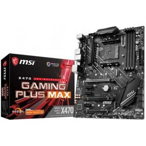 Carte M&egrave;re MSI X470 Gaming Plus Max - AM4 ATX AMD X470