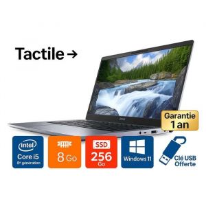 Dell Latitude 7400 - Écran Tactile 14 HD - Intel Core i5-8365U - 8 Go RAM - SSD 256 Go - Windows 11 - Argent