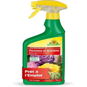 Insecticide Anti-Pucerons et Anti-Acariens pr&ecirc;t &agrave; lemploi Pulv&eacute;risateur 750 ml &ndash; Traitement anti-pucerons insecticide biologique