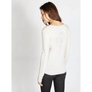 PULL FEMME BERENICE BRODERIE AILE DOS