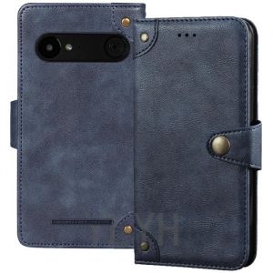 YLYT Bleu Magnétique Premium Portefeuille Cuir Housse Flip Coque TPU Silicone Case Pour Doro 8035 5 inch Étui Couverture Cover
