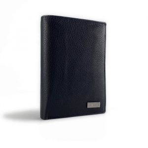 Portefeuille en Cuir - ELEPHANT DOR - 3 Volets - Noir - Taille 15cm*10cm