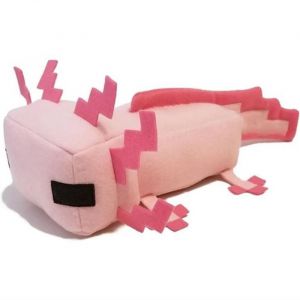 Peluche Minecraft Axolotl de 125 pouces personnage en peluche de base doux et câlin cadeau de collection pour enfants fans