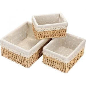 PanierPaniers et bo&icirc;tes de Rangement Couffin osier Panier deco salle de bain Table &agrave; langer Organisateur Panier Chambre denfant