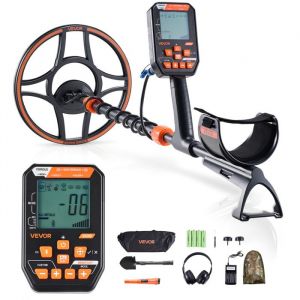 D&eacute;tecteur de M&eacute;taux 305 cm-VEVOR-D&eacute;tecteur de M&eacute;taux Professionnel &Eacute;tanche IP68 pour Adultes Recherches de Tr&eacute;sors en Or et M&eacute;tal