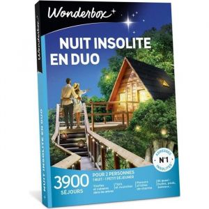 Coffret cadeau - Nuit insolite en duo - Wonderbox - 3900 s&eacute;jours insolites