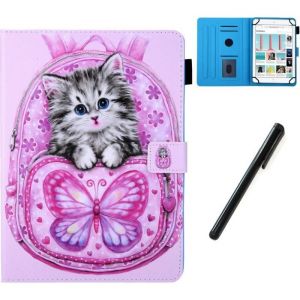 Housse Universelle Tablette 10.1 Pouces avec Stylet Coque Pochette Étui de Protection pour Samsung A 10.1 Huawei M5 Lite-T3 [1272]