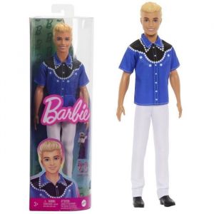 Barbie®-Fashionistas-Poupée Ken blond look western HRH25 Ken fashionista western Ken fashionista western POUPEE