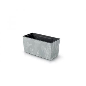 Jardini&egrave;re rectangulaire Urbi Case - Effet b&eacute;ton - Longueur 395cm