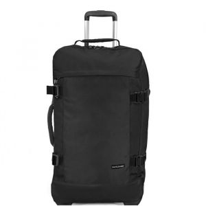 Sac de voyage à roulettes 74L double compartiment 70cm - Noir - BA50591G