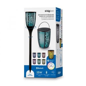 Enceinte extérieure sans fil lumineuse bluetooth BT18Flame
