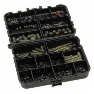 Kit de Pêche à la Carpe - NGT - 170 Pièces - Couleur Verte - Taille L - Accessoires Complets