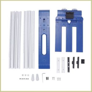 Cocosity Guide de coupe pour le travail du bois en aluminium multifonction pour scie circulaire