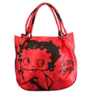 BETTY BOOP - Grand Sac shopping Rouge