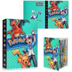 Classeur Pour PokemonPorte Carte PokémonPorte Cartes Pokemon AlbumPokémon Carte AlbumPokemon Cartes à Collectionner AlbumLivre