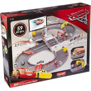 Circuit À Billes QUERCETTI Cars 59 Pièces - Modèle CARS