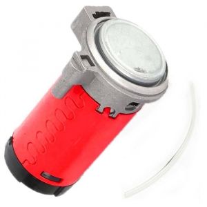 YIYIDA Klaxon de voiture Compresseur dair &agrave; moteur rouge DC 12V Klaxon dair avec kit de pompe &agrave; air de remplacement de tuyau