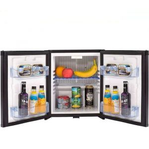 Mini R&eacute;frig&eacute;rateur &agrave; Absorption - R&eacute;frig&eacute;rateur de Camping 30L -Smeta -12V/220V - Avec Serrure - Porte R&eacute;versible
