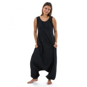 Fantazia - Combinaison salopette femme - Combi sarouel femme fourche basse Astina