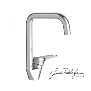 MITIGEUR CUISINE EVIER JACOB DELAFON BRIVE BEC CHROME