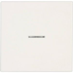 Interrupteur avec témoin lumineux Jung LS 990 KO 5 WW blanc-alpin