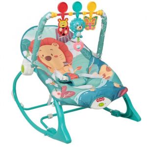 ERROLVES Transat Fauteuil &agrave; bascule &eacute;lectrique pour b&eacute;b&eacute; Tissu doux pour la peau Mousse souple