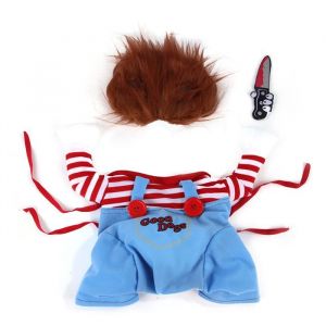 D&eacute;guisement de poup&eacute;e mortelle pour chien d&eacute;guisement dHalloween amusant et effrayant d&eacute;guisement de f&ecirc;te pour chien