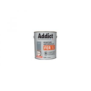 Peinture Fer 2.5 Litres Gris Argent - Addict