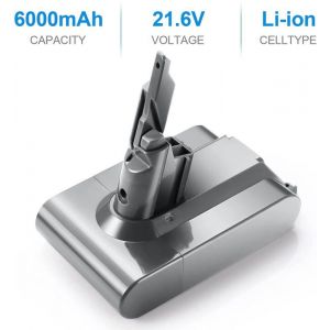 21.6V 6.0Ah Batterie de Remplacement pour Dyson V7 Absolute V7 Animal V7 Fluffy V7 Cord-free V7 Motorhead V7 SV11 Aspirateur à Main