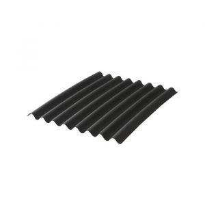 Plaque bitumée ondulée - L: 2 m - l: 86 cm - Noir