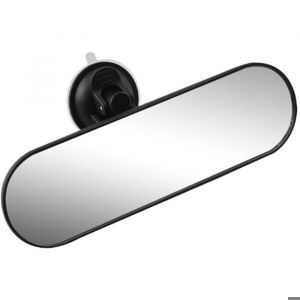 R&eacute;troviseur r&eacute;troviseur int&eacute;rieur universel pour voiture et camion ventouse 220 x 65 mm &ndash; Noir