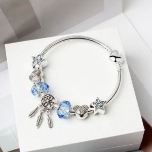 19cm Charms Bracelet Pandora Style bijoux Femme capteur de rêves Charms Femme  Bijoux
