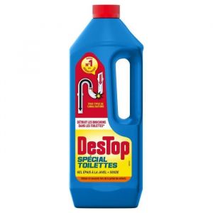 Gel Déboucheur spécial toilettes - détruit les bouchons des WC - avec javel - 1L