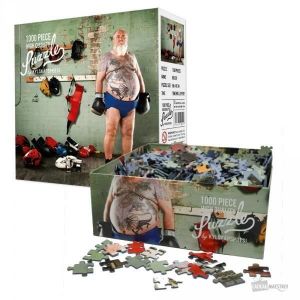 Puzzle Humains - Cadeau Maestro - Vieux boxeur tatou&eacute; - 1000 pi&egrave;ces