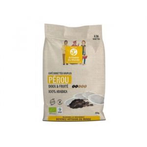 Café Dosettes Pérou bio 100% Arabica Compatible SENSEO® - 36 dosettes - ARTISANS DU MONDE