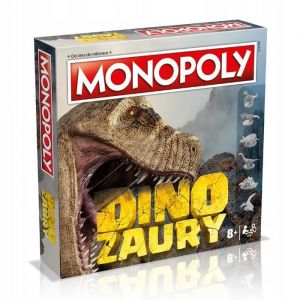 Jeu de Soci&eacute;t&eacute; - Monopoly - Dinosaures - Jurassic Park - 2 &agrave; 6 Joueurs - 8 Ans et Plus