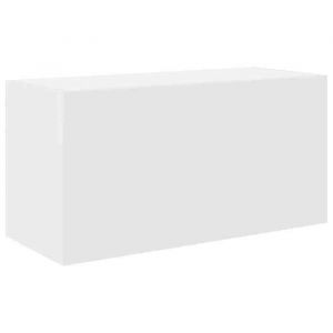 Bonne qualité - Armoire de rangement Armoire murale de bain et WC - BONNIE - blanc 60x25x30cm - Bois dingénierie DECO M4198840