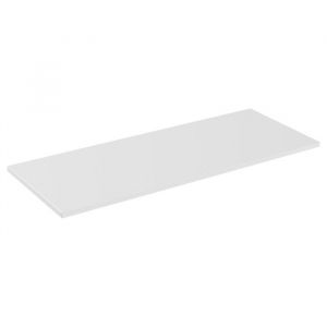 Plan vasque ICON 140 cm &ndash; Finition blanc alpin mat &ndash; Accessoire meuble sous vasque design
