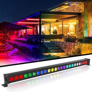 Barre &agrave; LED - JAJALUYA DMX 24 LED RVB - 24 x 3W